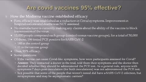 Molecular Biologist Dr. Christina Parks reviews the efficacy data of the COVID-19 vaccine trials