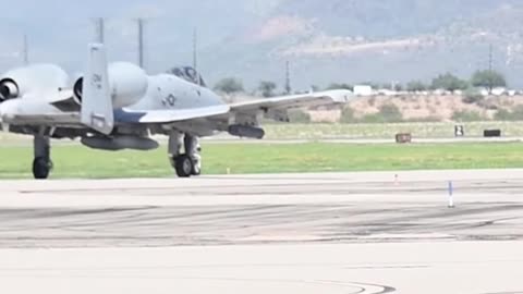 A-10 Thunderbolt II Take off from Davis-Monthan Air Force Base