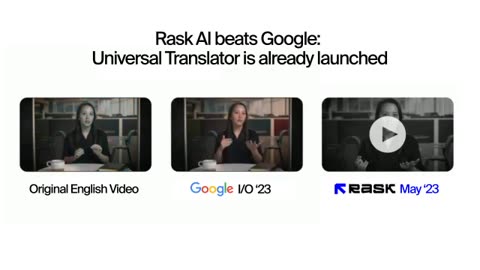 Rask AI beats Google: Universal Translator is already launched #GPT #AI #Multilingual