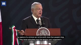 Mexican president defends the release of El Chapo's son