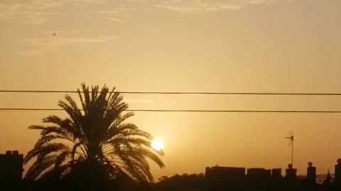 Beautiful morning sunrise africa (natural)