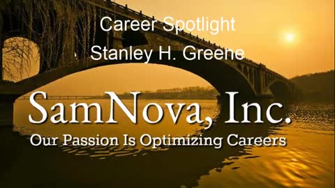 Optimize Your Career | Career Spotlight #4 | Stanley H. Greene