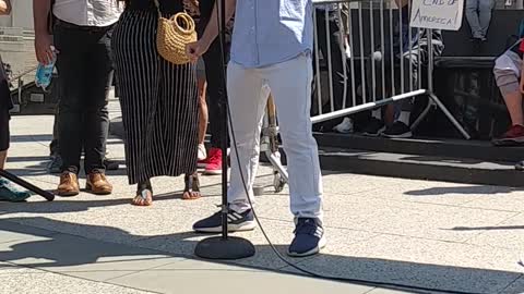 Kozi's Historic Speech at Foley Square