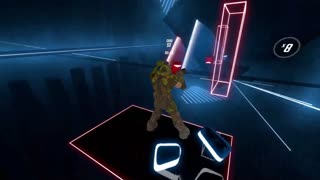 Doom Guy Plays Lvl Insane in Beat Saber