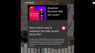 Safe access Zones Anti-Life Bill discussed by Eilish Mulroy on Newstalk 15-11-23