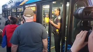 Staten Island Community Protesting a Bus of Migrants in Midland Beach Pt 1