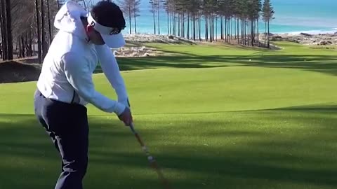 Some of the PUREST golf shots (Part 1) #golf #pure #driver #shot #swing #green #fairway
