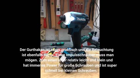 Makita DTD171Z Akku-Schlagschrauber 18,0 V (ohne Akku, ohne Ladegerät)