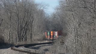 Three Fast Moving NS Trains