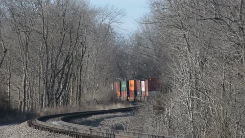 Three Fast Moving NS Trains