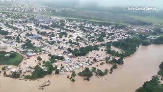 Extreme rainfall damages homes in Peru's Amazon