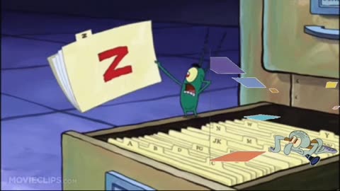 Squidward Is Playing With Tiles While Plankton Discovers Plan Z 📁