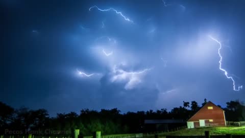 Lightning Storm Time Lapse