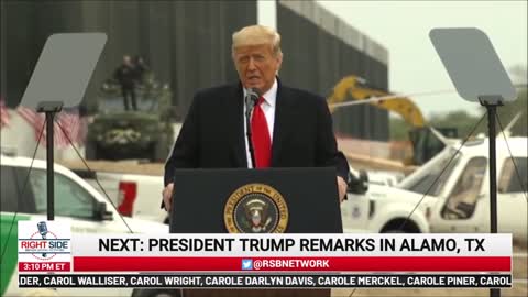President Trump Delivers Remarks in Alamo