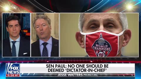 Rand Paul to Present BILL to FIRE FAUCI!