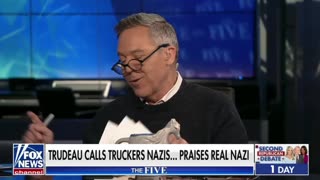 Gutfeld goes off on on Trudeau bringing in a Nazi