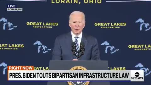 Biden Struggles to Read Off of the Biggest Teleprompter on Earth