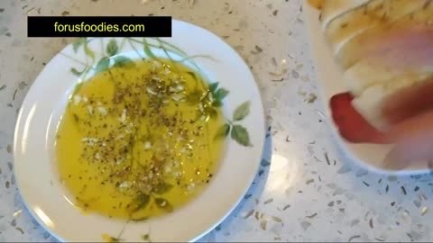 Olive Oil Bread Dip - Easiest Recipe EVER