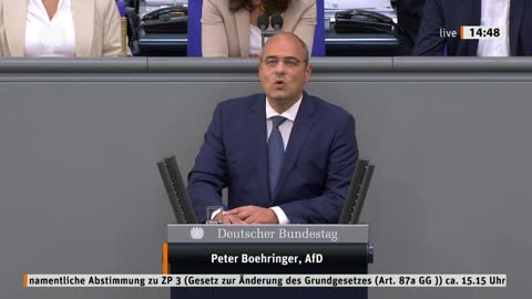Peter Boehringer Rede vom 03.06.2022 (2) - Gesetz zur Änderung des Grundgesetzes (Art. 87a GG)