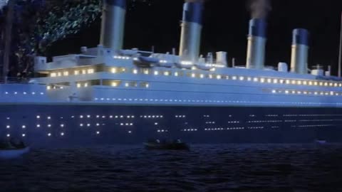 The sinking of the Titanic