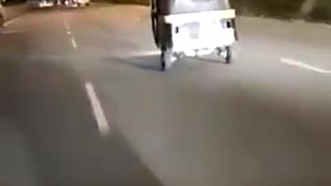 Rickshaw On Fast And Furious Mode
