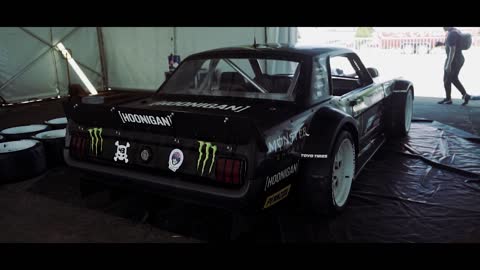 The rally racer ken block awesome driving