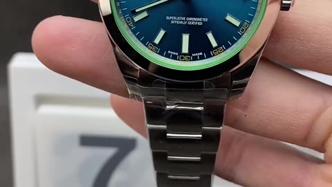 Rolex Milguass Blue Dial GS