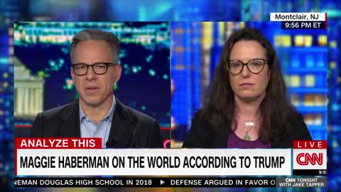 Tapper rolls the tape on Trump's attacks on Haberman. See her response