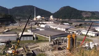 La central nuclear brasileña, en medio de un paraíso