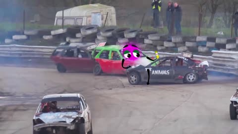 Banger Racing Angmering Raceway - Car Crash Compilation - Doodles