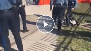 Heroic chief Fans talk to Police after tackling Gunman at Super Bowl Parade