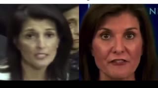 Nikki Haley flip flopping on just about every subject.