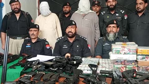 Charsadda: Major operation of Shabqadar Police, attempt to smuggle huge quantity of arms failed.