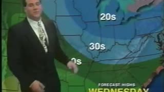 January 9, 1996 - Brian Wilkes Indianapolis Weather Update & Fox 59 Bumper