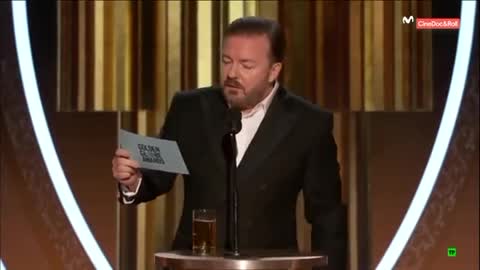 Ricky Gervais Golden Globes Truth Bombs