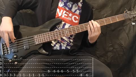 Eluveitie - Inis Mona Bass Cover (Tabs)