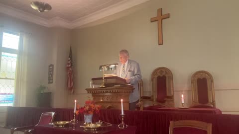 Sunday Sermon, Cushman Union Church, Pastor Jay D. Hobson. 10/22/2023