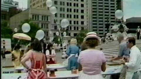 June 7, 1984 - Indianapolis Opera Has Ice Cream Fundraiser on Monument Circle (WPDS)