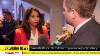 Suella Braverman speaksa bout the Mayor shutting down the National Conservatism Conference