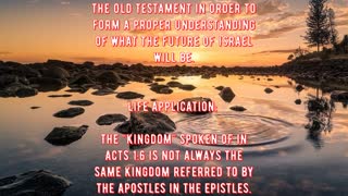 Bible Verse Commentary - The Book of Acts 1:6