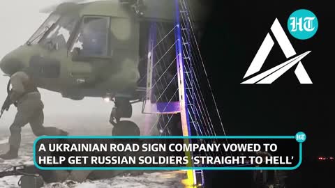 Watch: Ukrainians confuse and mock enemy Russian troops; Change sign boards on streets