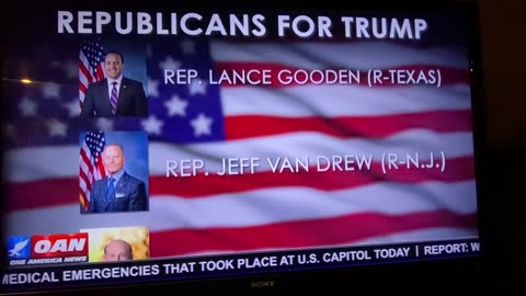 01/06/21 OAN List of Repubs who say they won’t certify the 2020 election.