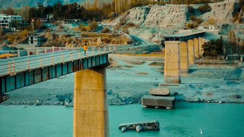 Beautiful view #Gilgit #village #River