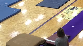 Gymnastics Ft. Pierre vault Athena 2nd