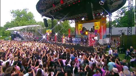 aespa performs 'Illusion' in Central Park | GMA