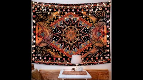 Sun and Moon Tapestry Wall Hanging India