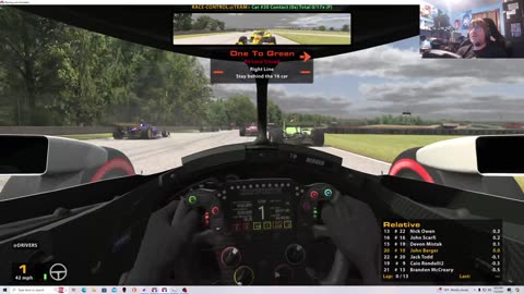 iRacing B Fixed IndyCar Series from Mid-Ohio 7/4/24. IndyCar On The Fourth of July.