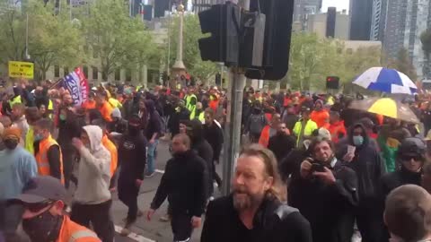 MELBOURNE CONTRUCTION WORKERS PROTEST DAY TWO