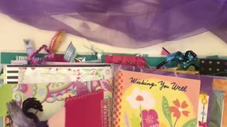 Colorful junk journal flip through (from Lovely Lavender Wishes)