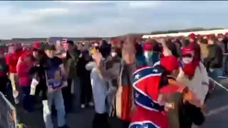 The LINE To See President Trump In Georgia !